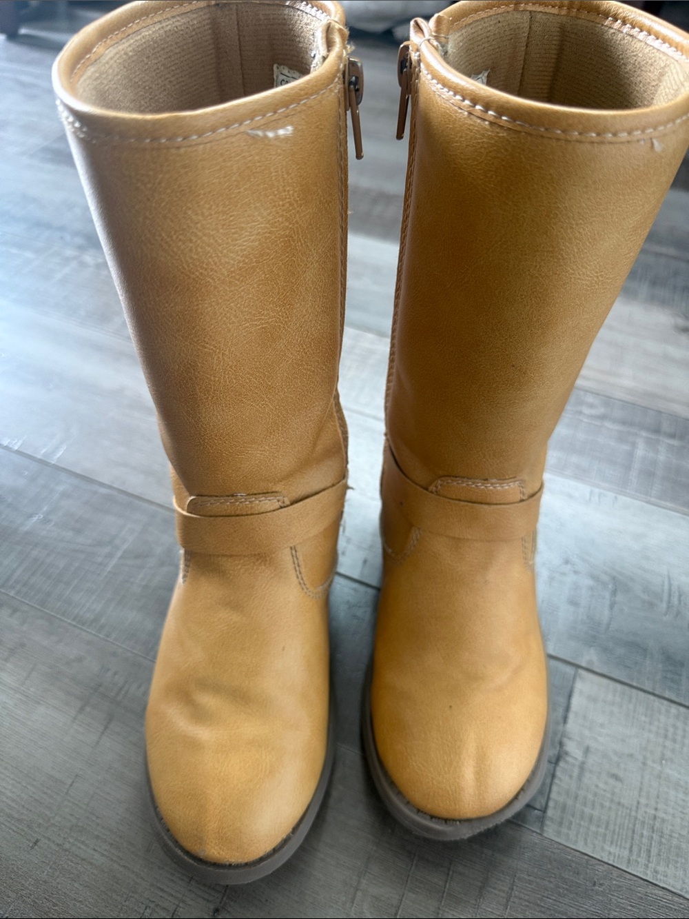 Carter's Tan Mid-Calf Girls' Pull-On Boots